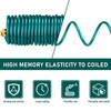 Pangda 25 Ft x 3/8'' Coil Garden Hose EVA Recoil