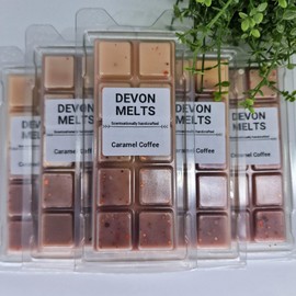 Devon Melts - Caramel Coffee - Highly Scented 100% Soy Wax Snapbar