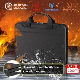 ENGPOW Organizador de Archivos de Tipo Acorden, Carpeta Expandible Resistente al Fuego con 13 Bolsillos, Organizador de Documentos con Asa y...       