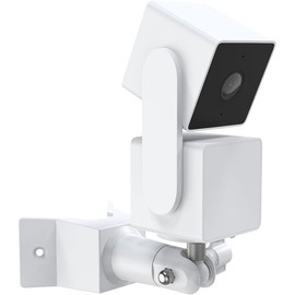 HOLACA Wall Corner Mount for Wyze Cam Pan/V2/V3, Compatible With Other Cameras With 1/4 Screw Mount (White)