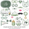 Big Dot of Happiness Boho Botanical Baby - Greenery Baby