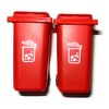 Desk Top Mini Plastic Trash Can Small Waste Bin with