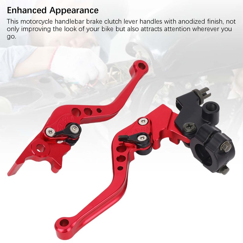 Motorcycle Brake Master Cylinder Clutch Lever, Universal 7/8'' 22mm Handlebar