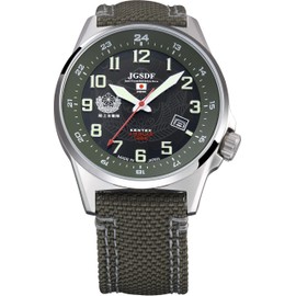 Kentex S715M-01 JSDF Standard Solar Wrist Watch, Military Model, Green, Dial Color - Green, watch