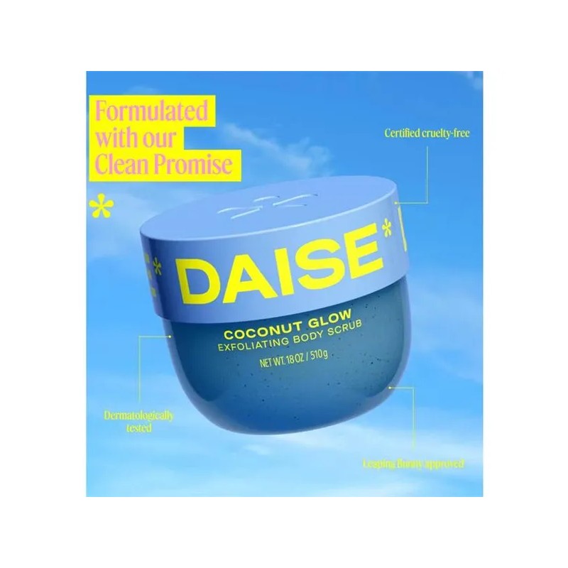 Daise Coconut Glow Exfoliante Corporal Suave