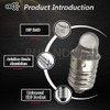 Ruiandsion 6pcs E10 LED Bulb 3V 6000K White LED Bulb