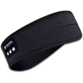 Legend Bluetooth Sleep Headphones, Wireless Sports Headphones with Ultra-Thin HD Stereo Speakers – Soft, Breathable Design for Side Sleepers, Travel, Meditation, Workouts & Relaxation (1, Black)