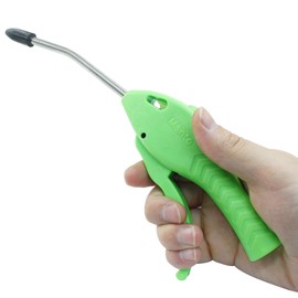 LDEXIN 4 Inch Air Blow Gun with Rubber Tip, Dust Removal Cleaning Tool, Green
