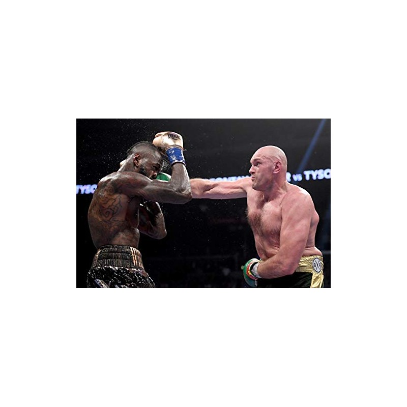 Deontay Wilder vs Tyson Fury Boxing Professional Boxer Cover Poster