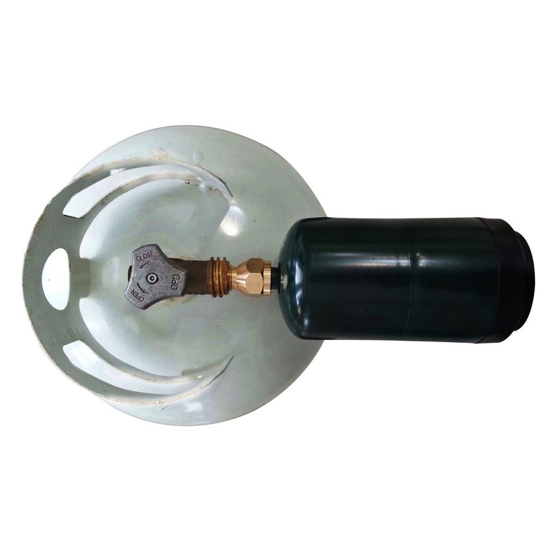 DozyAnt Universal Safest Propane Refill Adapter for Throwaway Disposable Bottle