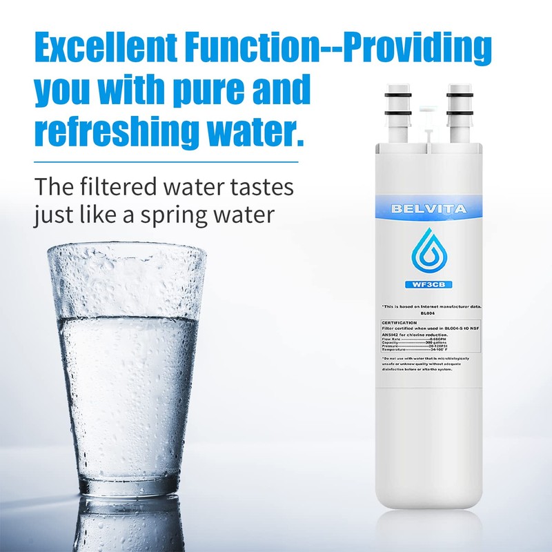 WF3CB Refrigerator Water Filter Compatible with Frigidaire WF3CB Puresource3 242069601