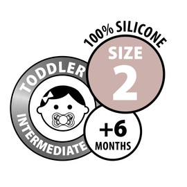 BIBS Pacifiers - Couture Collection | BPA-Free Baby Pacifier | Made in Denmark | Set of 2 Sage Color Premium Soothers | Size 6-18 Months