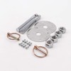 KIPA Stainless Hood Pin Set Chrome Hardware for Chevy Ford