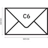 SIGEL DU701 Envelopes White Gummed C6 Pack of 24 Sustainable