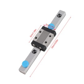 Watris Veiyi 100 mm Linear Guide Tools, Slide Rail Guide Block, 9 mm Wide Guide Rail, Replacement for LML9B, for Automatic Equipment