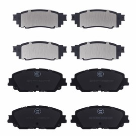 WEPUMP Replacement for Front and Rear Ceramic Disc Brake Pad Set 18-22 Toyota Camry Hybrid/XLE/XSE 19-22 Rav4 Lexus ES350 ES250 UX200 UX250h