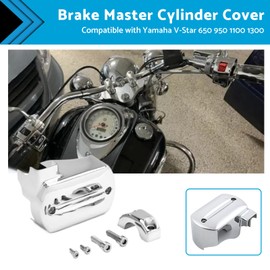 MAX COOL Motorcycle Brake Master Cylinder Cover Suitable for Yamaha V-Star 650 98-13 V-Star 950 1100 1300