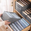 Peakloong Closet Drawer Organizer for T-Shirts Jeans Shirts Leggings Organizing