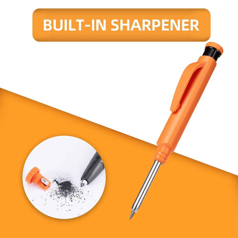 BillyBath Deep Hole Marker Pencil Set with 25 Leads +