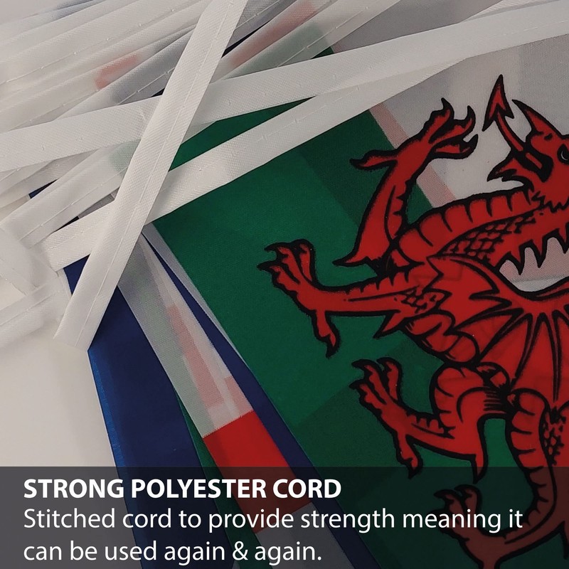 United Kingdom 9m Bunting - 30 Flags