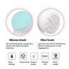 Cepillo Facial de Silicona Exfoliante Cepillo para Limpieza Facial Color