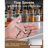 8PCS Tiny Spoons - Mini Stainless Steel Spoons 2.9 inch