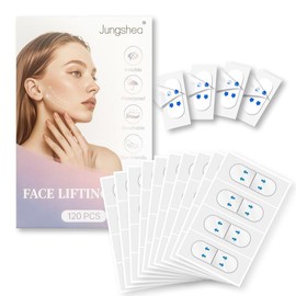 120PCS Invisible Face Lift Tape – Neck and face lifting tape specially designed for makeup. Ultra-thin and breathable, suitable for women. Instantly lifts and tightens for visible results. Facelift Wrinkle Reducer Facial