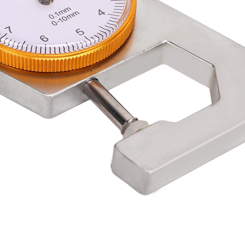 Thickness Gauge Round Dial Indicator 0.1mm Resolution 0‑10mm Range Measuring