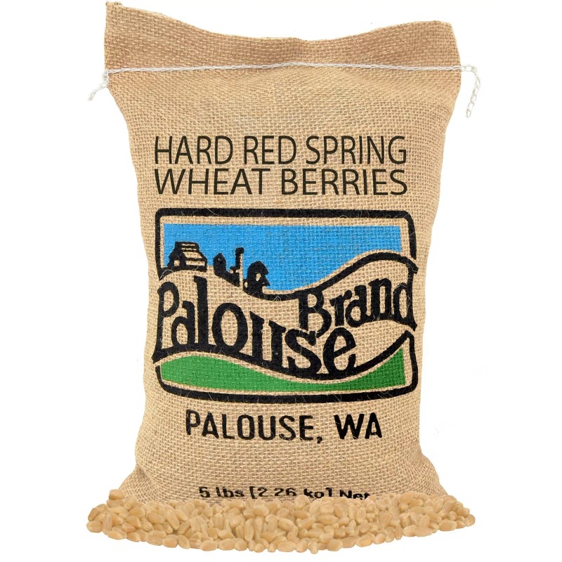 Palouse Brand Red Spring Wheat Berries 5 lbs Bag