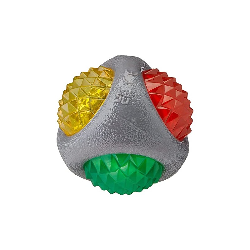 Rosewood Jolly Doggy Catch and Flash Ball for Dogs, clear