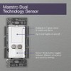 Lutron MS-A102-WH Maestro Dual Tech Occupancy Sensor Switch, no neutral