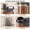 Airtight Pet Food Storage Container for Dogs & Cats –