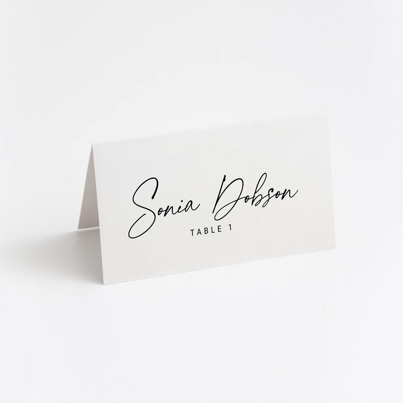 Punkcards - Name Place Cards - Tent Cards - Plain