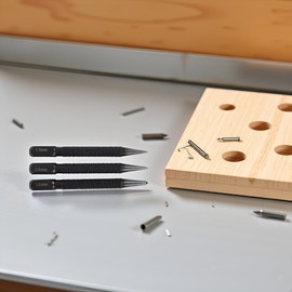BWESOO Center Punch Set, 3-Piece High-Carbon Steel, 4-Inch Black Hand Tools for Metal and Wood Marking