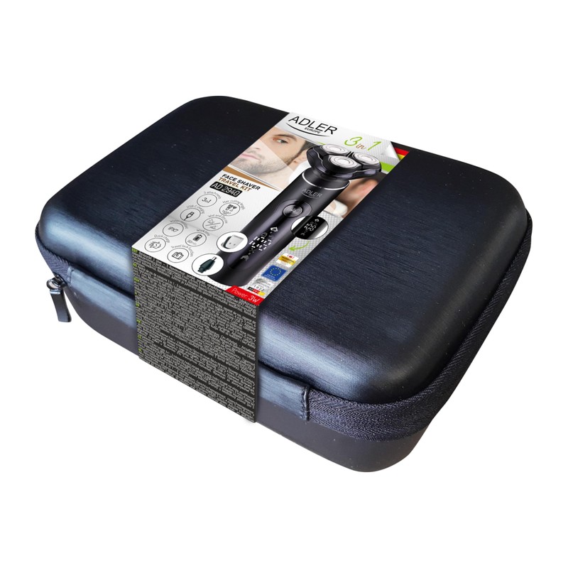 Adler AD2940 Men's Rotary Electric Razor with Additional Shearing and