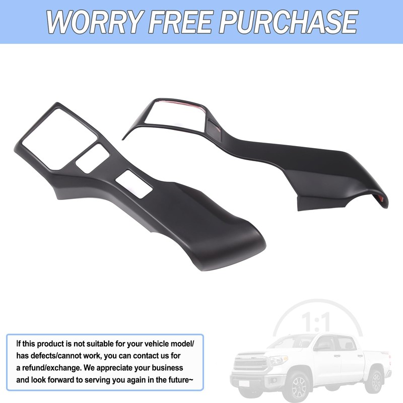 Car Center Console Steering Button Panel Trim Cover Compatible with
