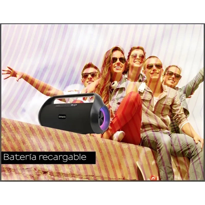 Bocina Inalámbrica Aiwa True Wireless Aws800bt Negro