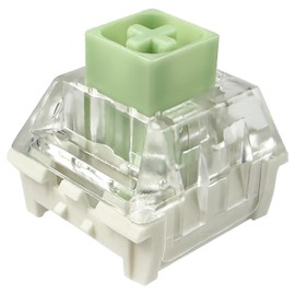 Zjmehty Kailh Box - Interruptores de Jade para Teclado mecánico de Juegos, 3 Pines 50gf Clicky/Lubricado de fábrica/IP56 interruptores Impermeables y Polvo (Kailh Box Jade, 108 Piezas)…
