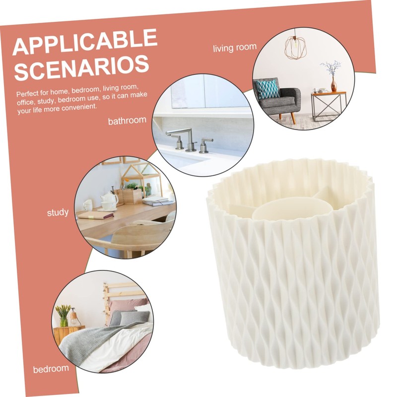 Baluue Rotatable Large Capacity Makeup Brush Holder Cosmetic Organizer for