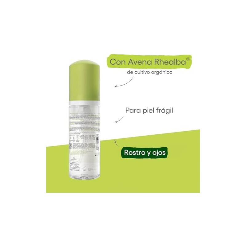 ADERMA, Biology Espuma Limpiadora Hidratante Facial con Ingredientes Naturales, 150ml
