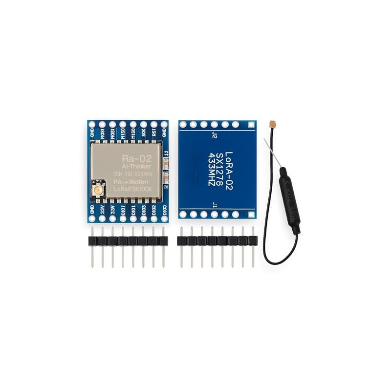 diybits 2pcs SX1278 LoRa Module, Wireless Spread Spectrum Transmission Socket,