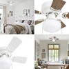 Prominence Home 41530 Hero Hugger Ceiling Fan, 28", White