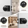 GOBEKOR 10 Pack Passage Door Knobs Keyless Interior Door Knobs