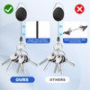 SDLDEER 60 Pack Badge Reels Bulk Retractable Badge Holders with