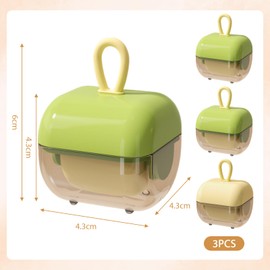 Pack of 3 Lint Rollers, Reusable, Lint Roller, Pet Hair, Washable, Reusable Lint Roller, Practical Lint Roller, Hair Removal Tool for Home and On the Go