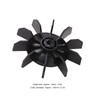 Fan Blades Replacement, 14mm Shaft 135mm Outer Diameter, Central Pneumatic