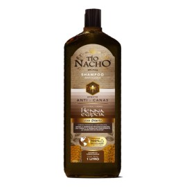 Shampoo Efecto Anti Canas Henna Egipcia Uso Diario Tio Nacho 1 L