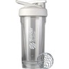 BlenderBottle Strada Tritan Shaker Bottle with Locking Lid, 28-Ounce, White