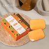 LAISAE Papaya Exfoliating Soap, Hydrating Face Moisturizer with Niacinamide, Shea