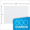 Oxford Index Cards, 500 Pack, 4x6 Index Cards, Blank on